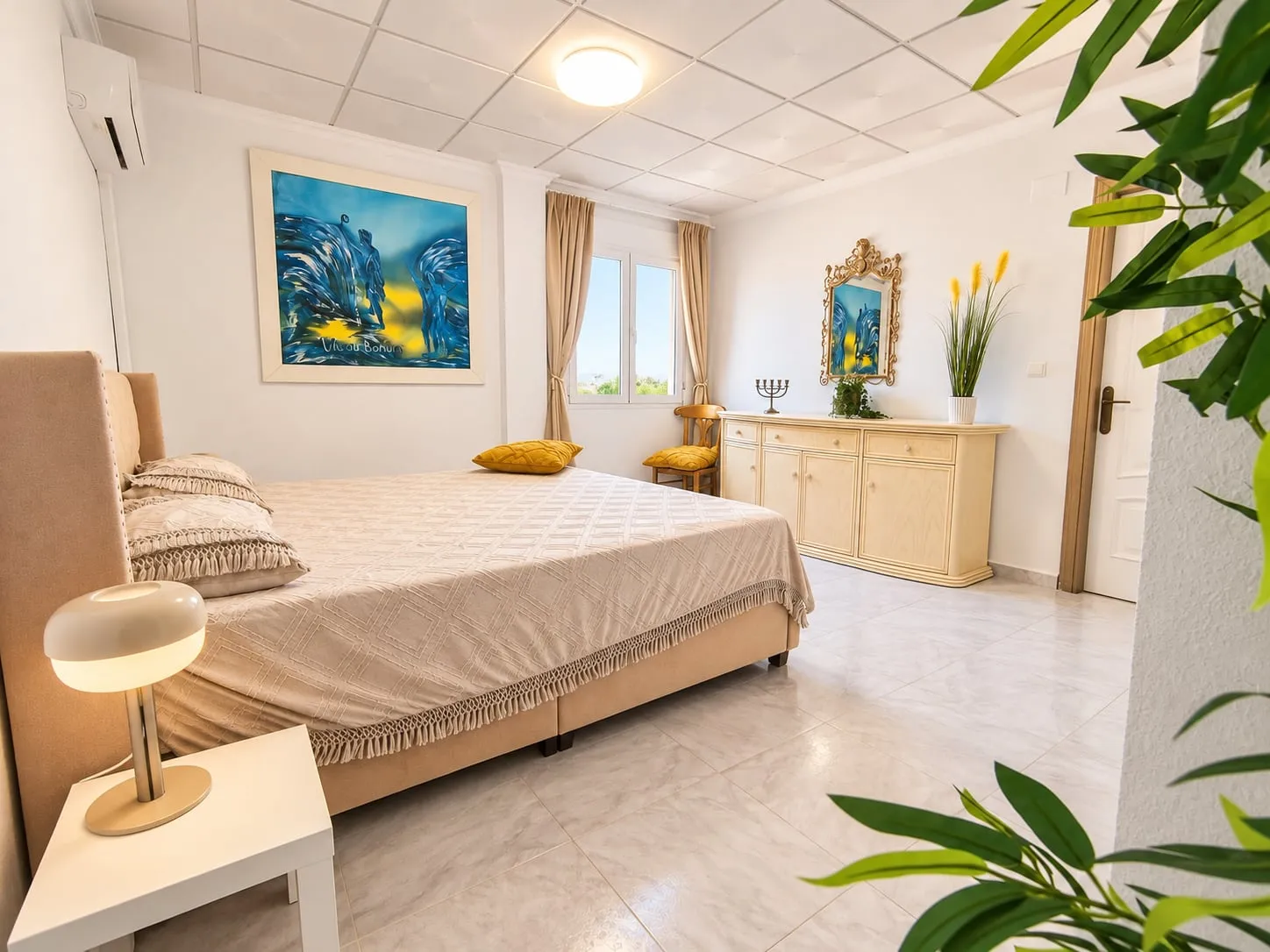 Schlafzimmer der Casa Hermosa